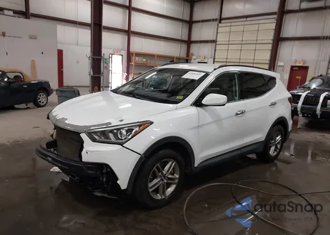 2017 Hyundai Santa Fe Sport 2.4L from USA, damaged, VIN 5XYZU3LB9HG389737